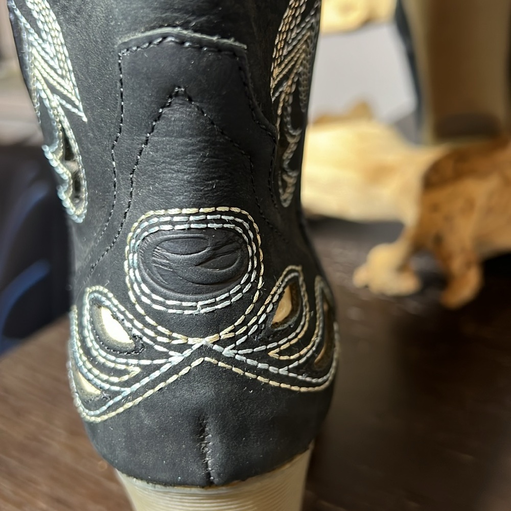 NWOT Roper rubber heeled cowboy boot - Picture 5 of 12